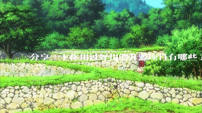 分享一下你用过好用的开源项目有哪些?