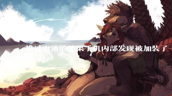 换过电池的苹果手机内部发现被加装了一个部件，有大佬知道这是干什么的吗?